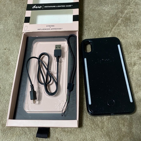 LUMEE duo INSTAFAME LIGHTED CASE iPhone XS Max - Picture 2 of 7